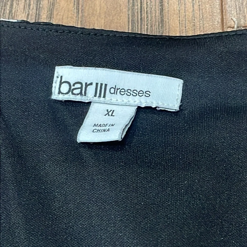 BarIII women’s  black floral cutout dress size XL - Picture 7 of 7